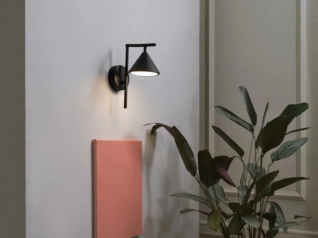 Osram Decor Fuji Wandlamp 5W Warm Wit - Zwart