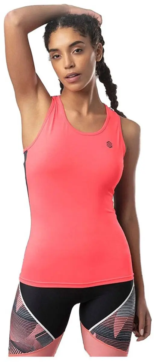 Siroko Recovery Mouwloos T-shirt Rood S Vrouw