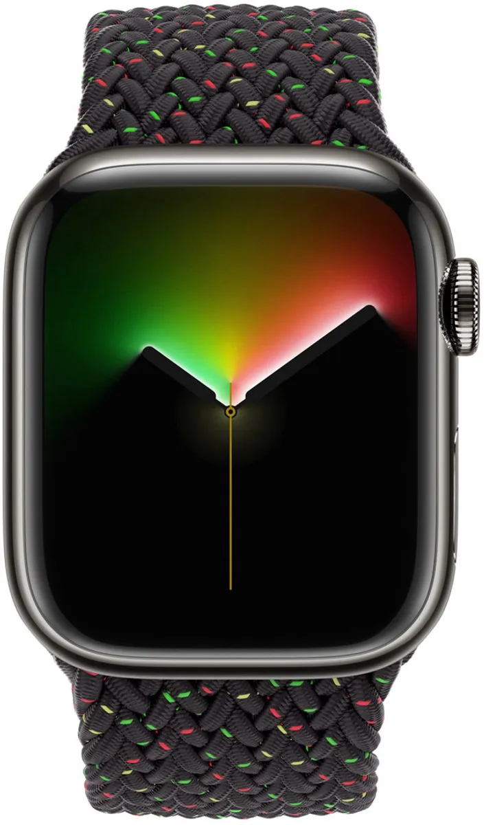 Apple Black Unity Gevlochten Solobandje - 38/40/41/42mm