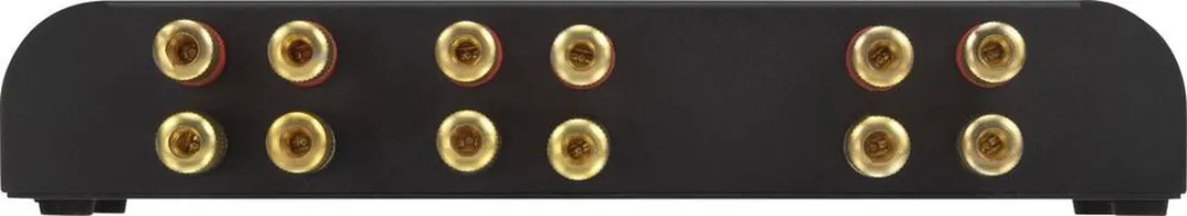 SpeaKa Professional - 2 poorten - Luidspreker-schakelaar - Geïntegreerde volumeregelaar - Zwart