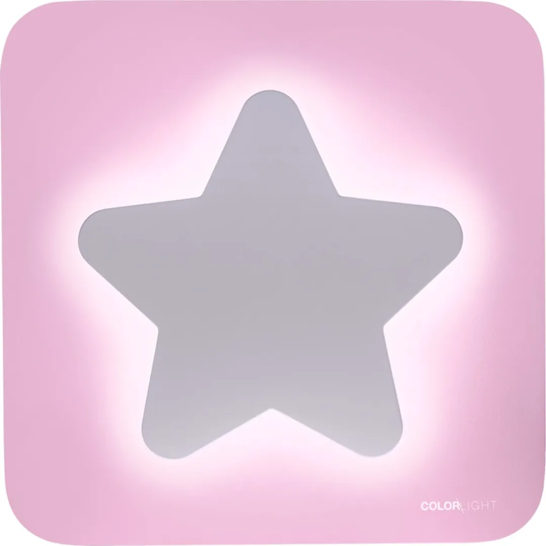 Bigben Colorlight Neon CBLNEONOSTARM Bluetooth Speaker - Roze