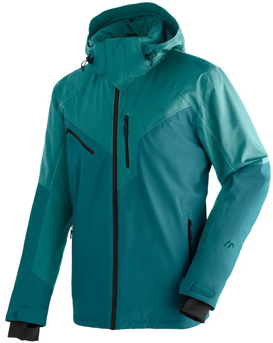 Maier Sports Waterproof Touring Pajares Jas Groen,Blauw 24 / Short Man