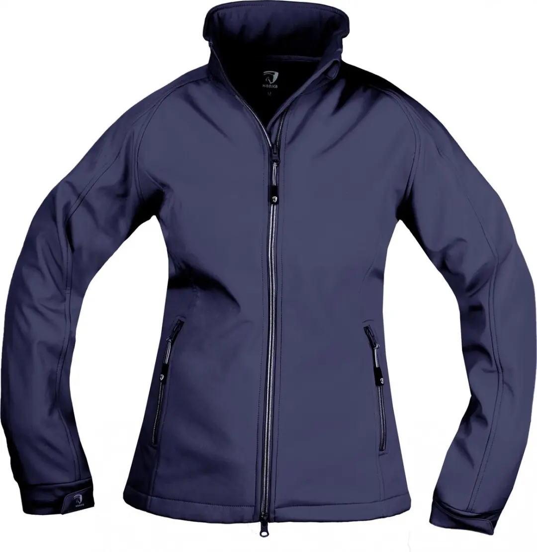 Horka Softshelljas Silhouette Junior Blauw Maat 140