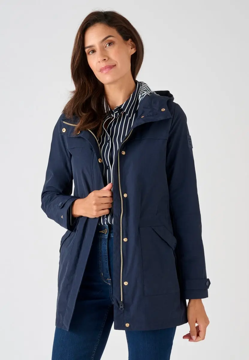 Damart - Parka lichtgewicht - Dames - Blauw - 46-48 (L)