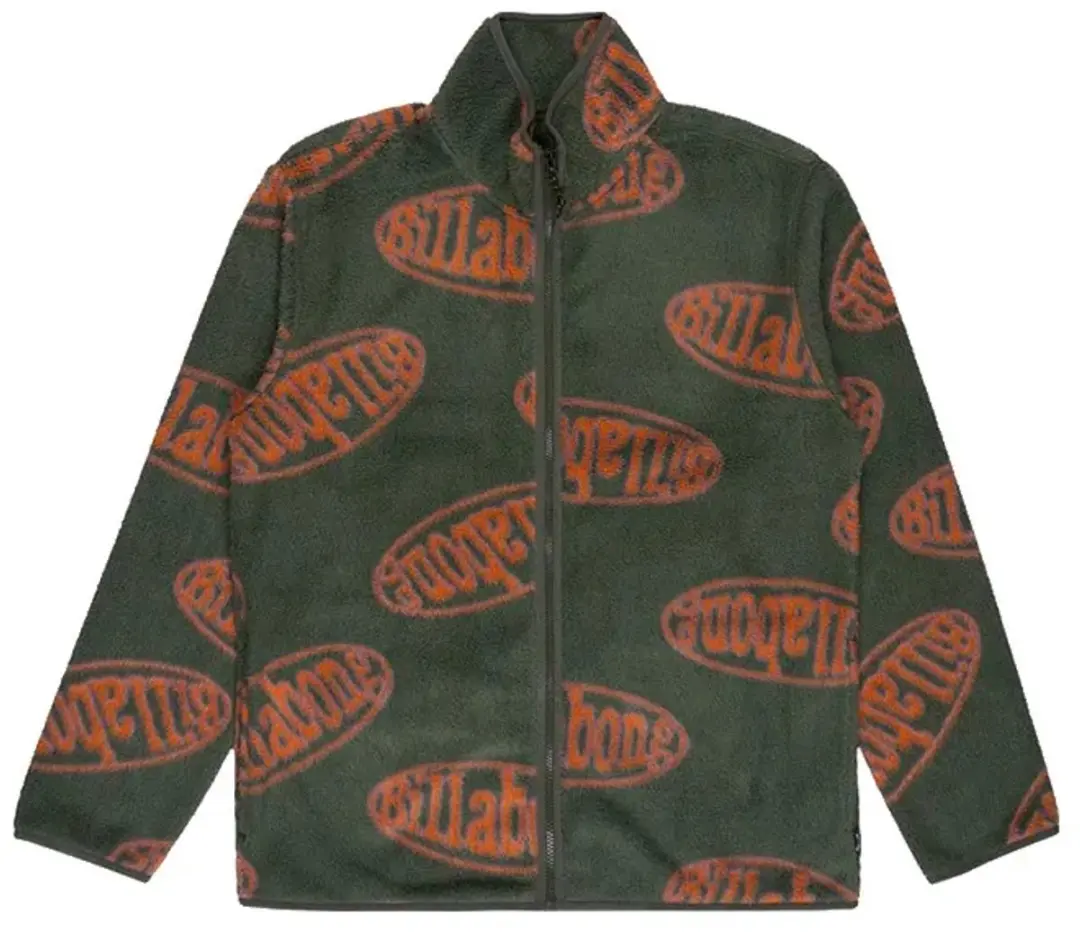 Billabong Cove Full Zip Fleece - Rifle Green - S - afbeelding 3 van 4