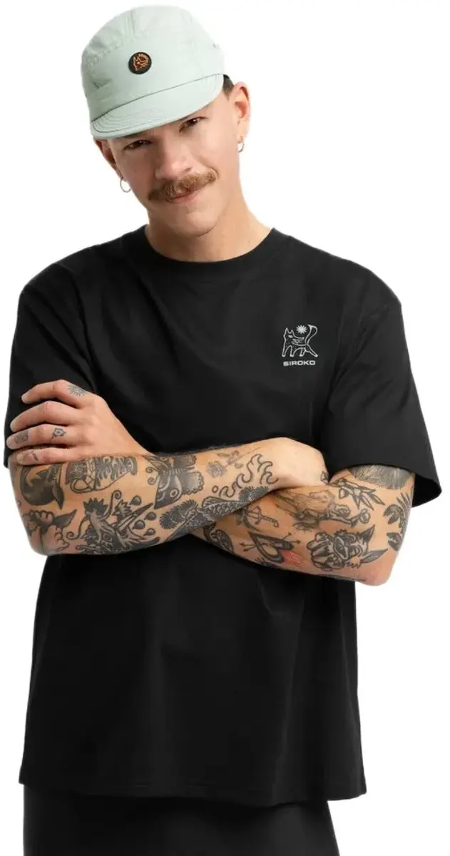 Siroko Rush T-shirt Met Korte Mouwen Zwart L Man