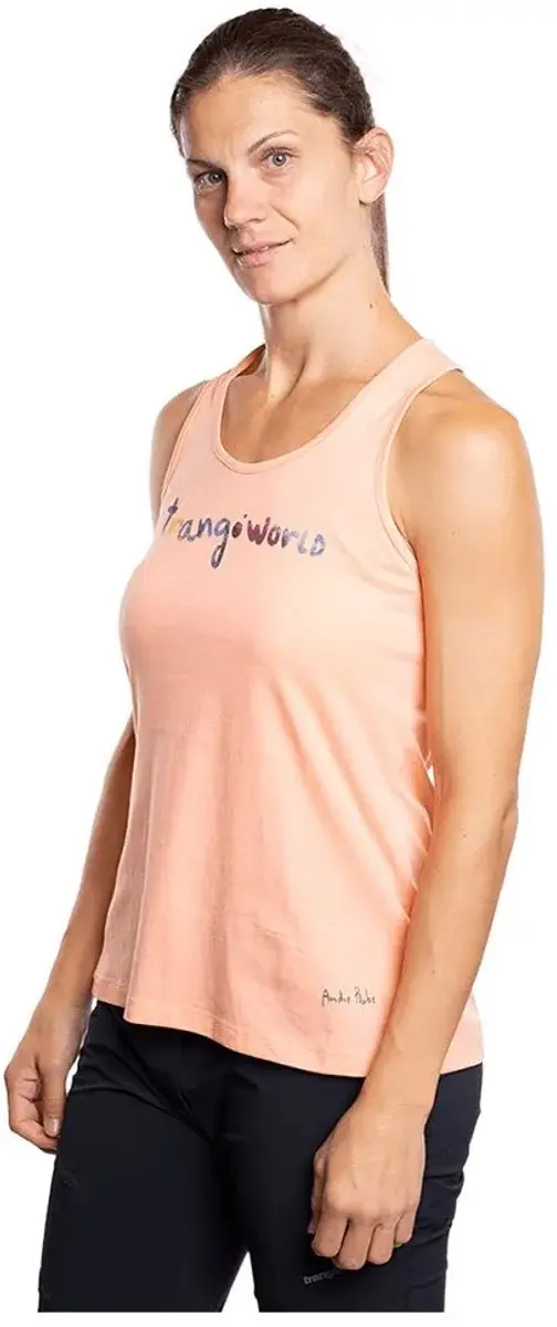 Trangoworld Tierra Mouwloos T-shirt Oranje XS Vrouw