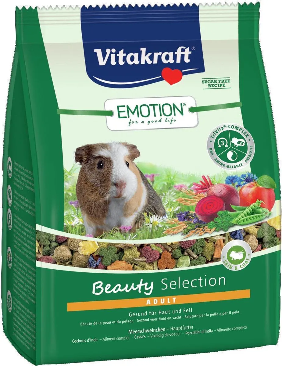 Vitakraft Emotion Beauty Selection Caviavoer 1.5kg - afbeelding 3 van 3