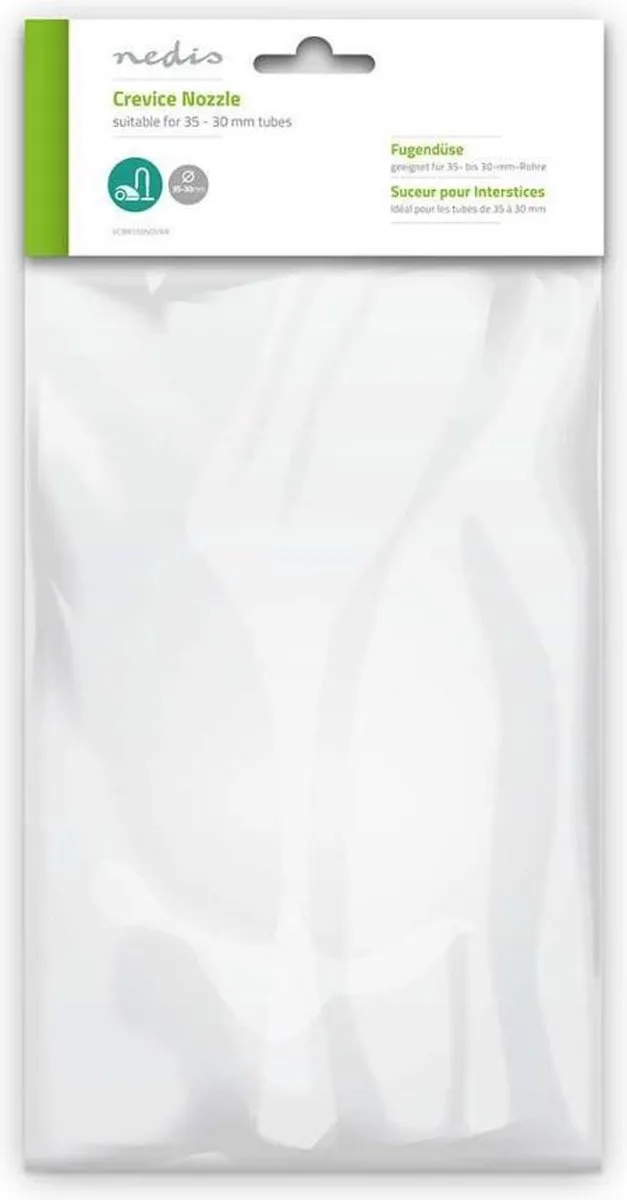 Nedis Kierenzuigmond VCBR110NOVAR - 30/35mm - Zwart
