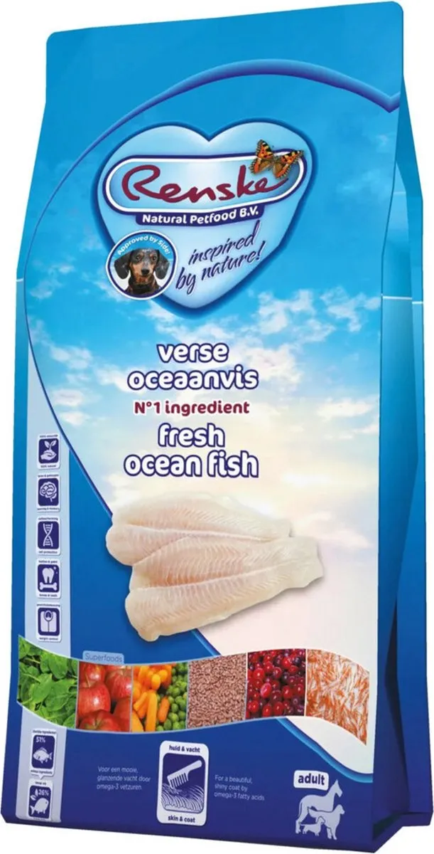 Renske Adult Oceaanvis Hondenvoer - 8 kg (4x2kg) - afbeelding 6 van 6
