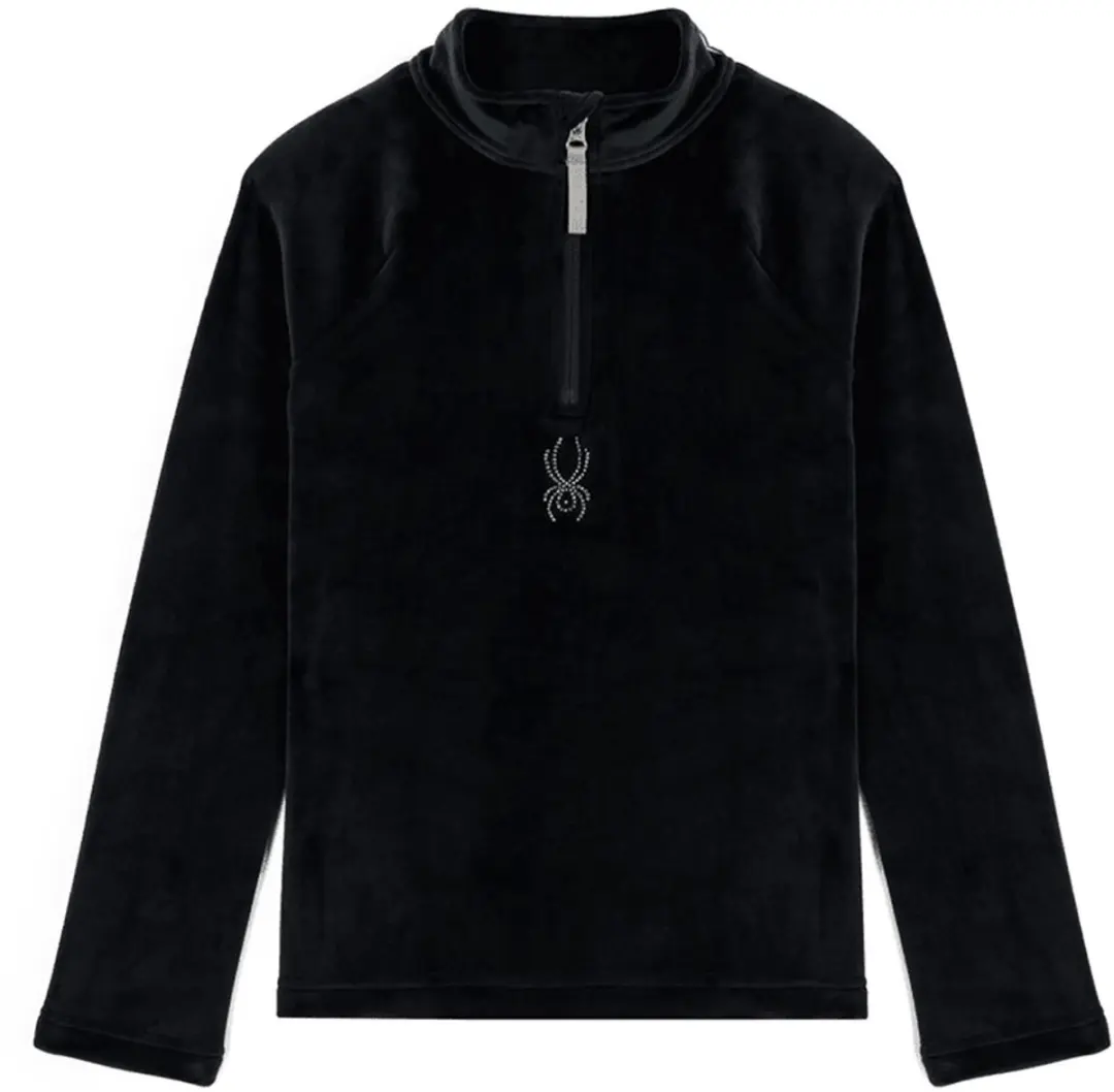 Spyder Meisjes Shimmer Fleece Trui met Halve Rits
