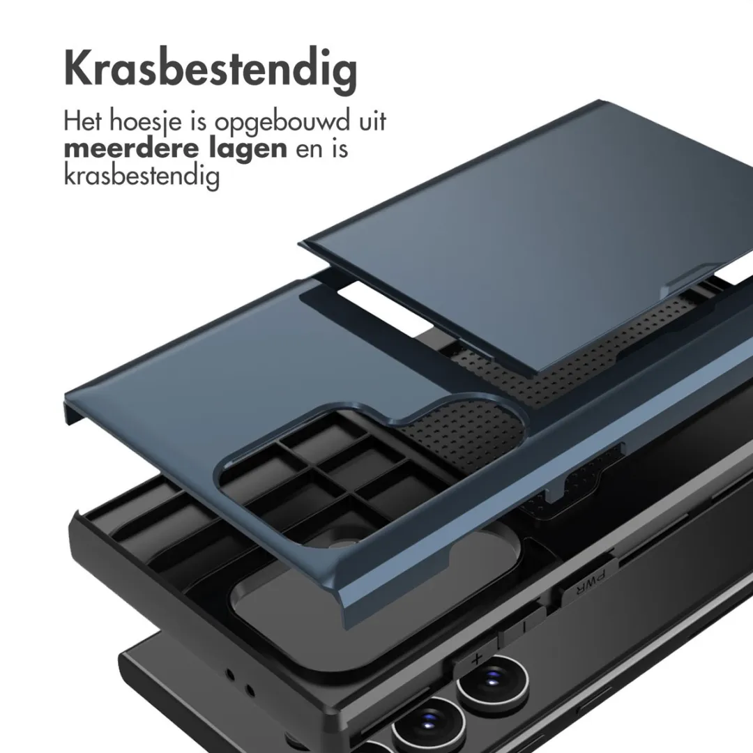 Imoshion Hoesje Samsung Galaxy S24 Ultra - Pasjeshouder 2 Stuks - Donkerblauw - afbeelding 6 van 6