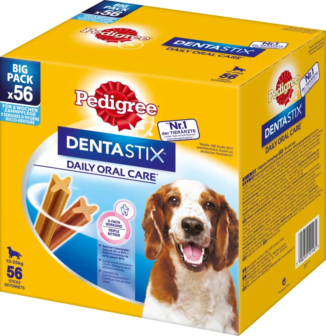 Pedigree DentaStix Medium Hondensnacks - 56 Stuks