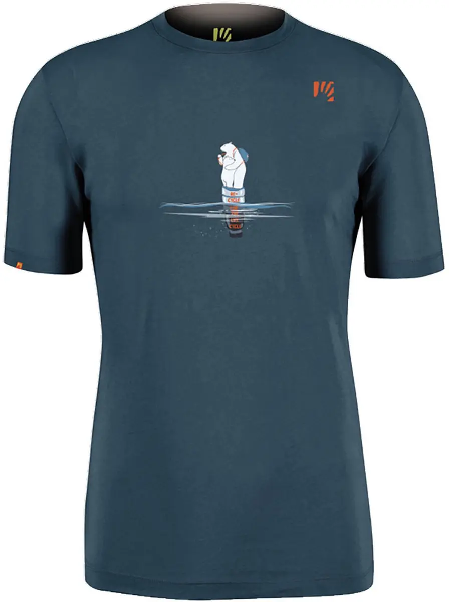Karpos Wild Animal T-shirt Met Korte Mouwen Blauw 2XL Man