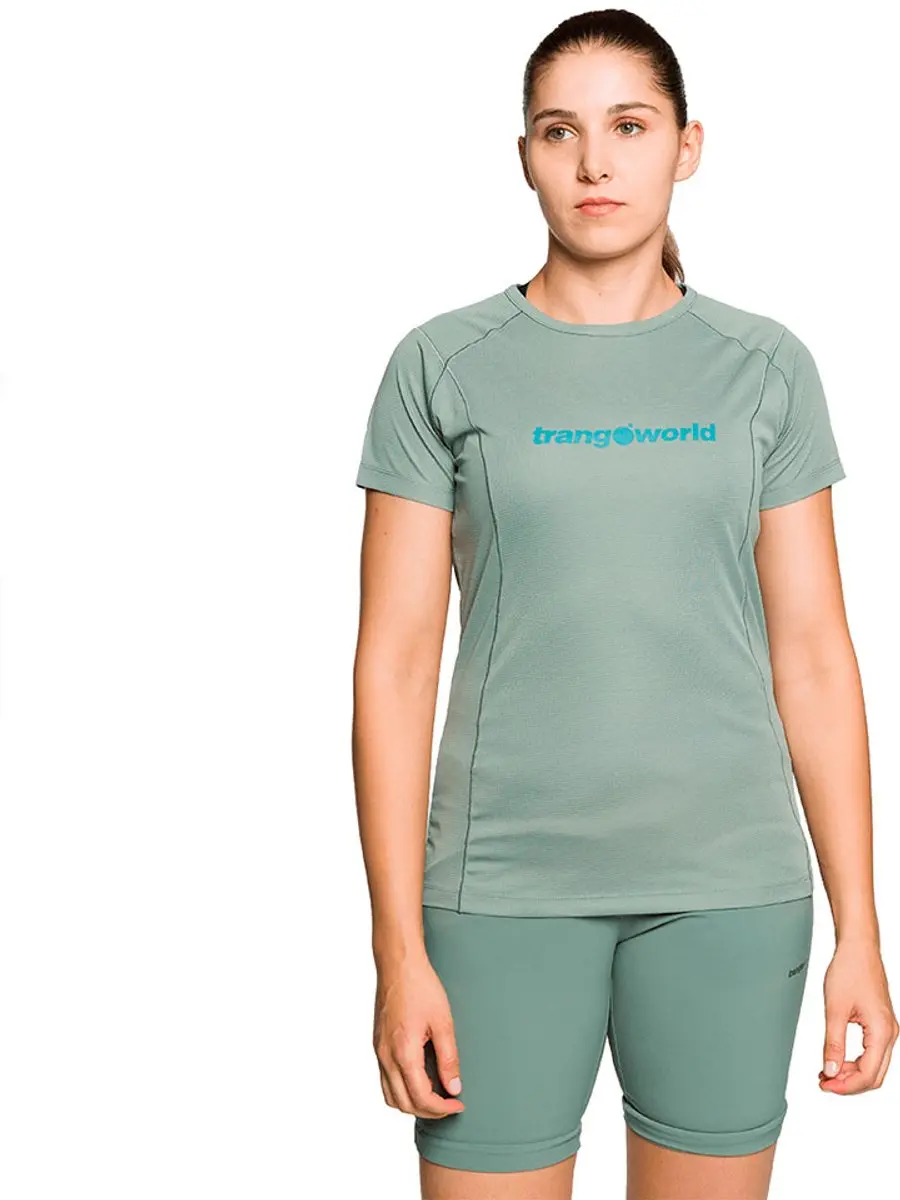 Trangoworld Demba T-shirt Met Korte Mouwen Groen M Vrouw