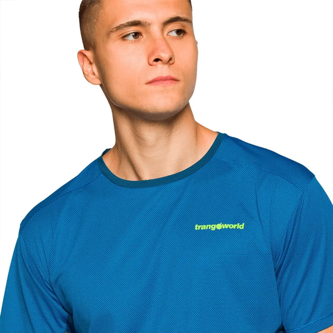 Trangoworld Ritsem Heren T-shirt Korte Mouw - Blauw - afbeelding 4 van 5