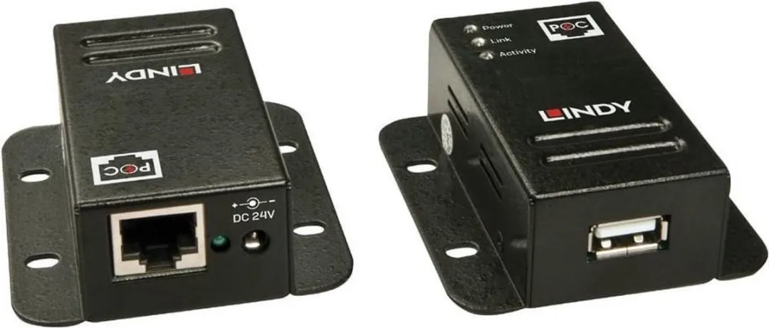 LINDY USB 2.0 Cat.5 Extender With Power Over - USB-uitbreider - USB 2.0 - maximaal 50 m