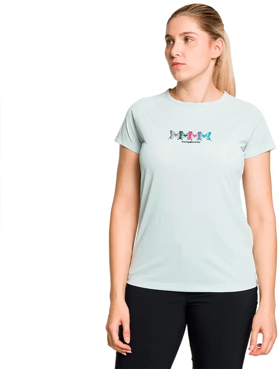 Trangoworld Kempsey T-shirt Met Korte Mouwen Blauw L Vrouw