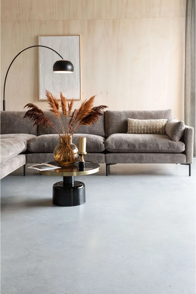 Zuiver Metal Bow Vloerlamp - Zwart - afbeelding 6 van 6