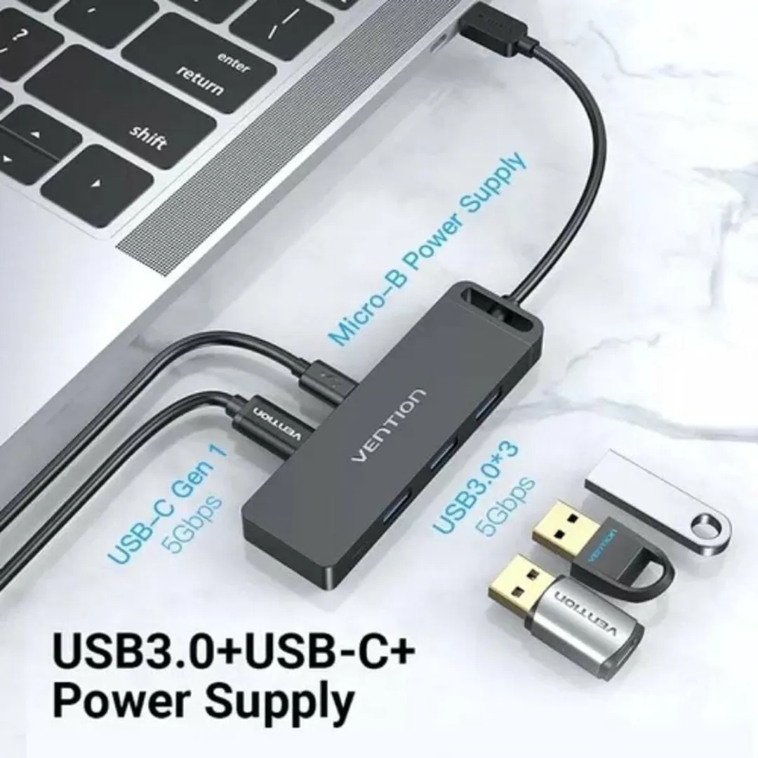 Vention USB Hub TGTBB - Zwart