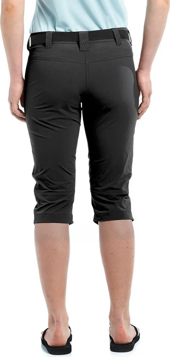 Maier Sports Inara 3/4 Wandelbroek Dames - Zwart - 44 - afbeelding 4 van 5