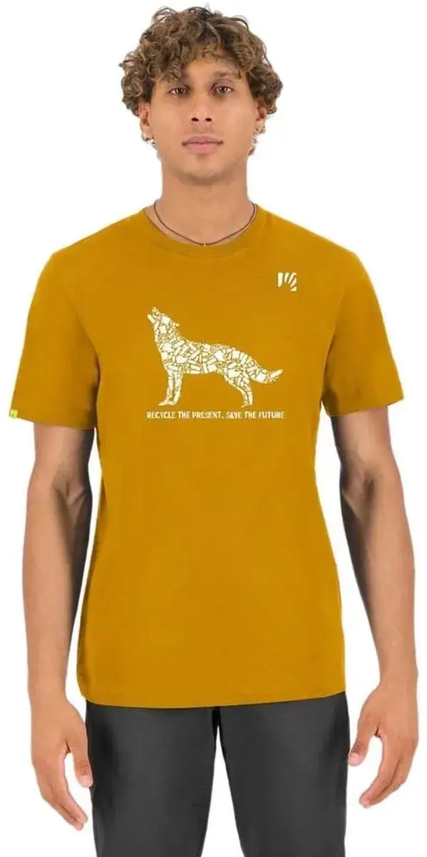 Karpos Wild Animal T-shirt Met Korte Mouwen Geel L Man