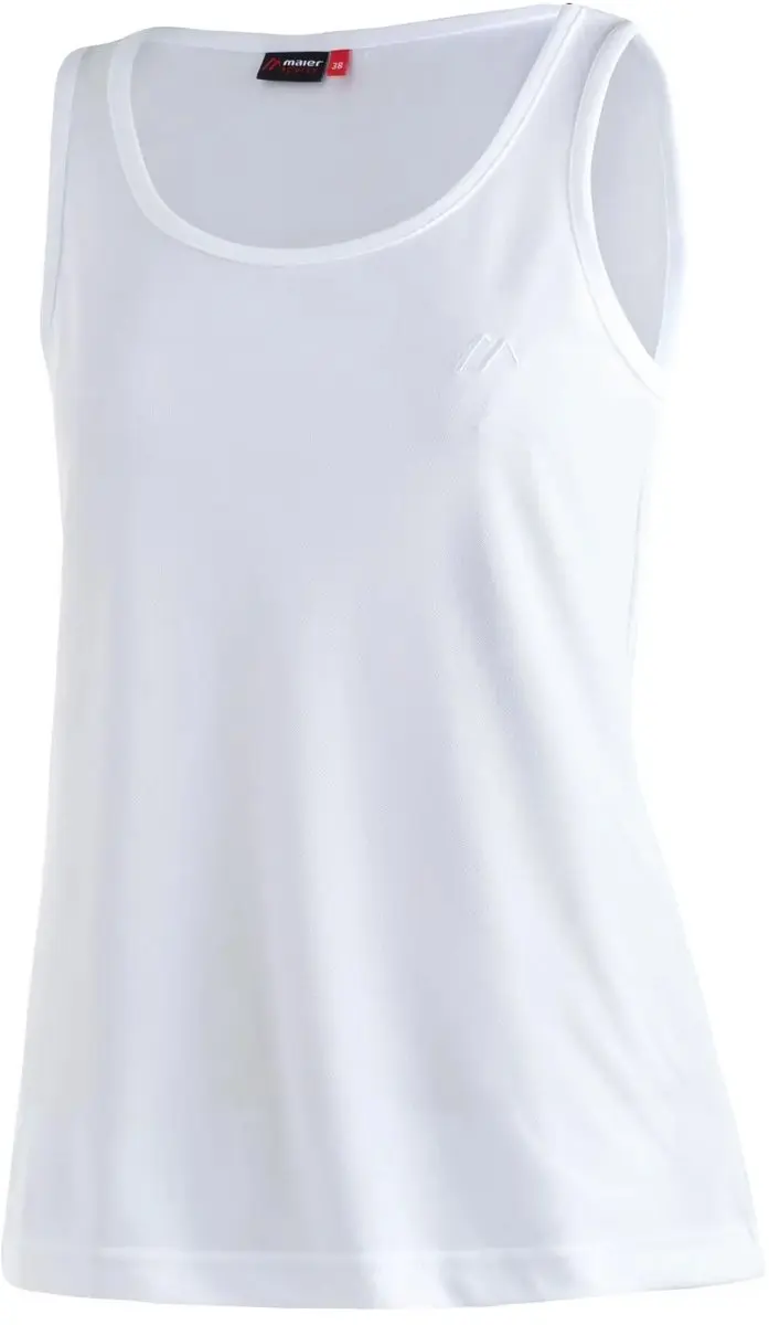 Maier Sports Petra Tanktop Dames wit Maat 44