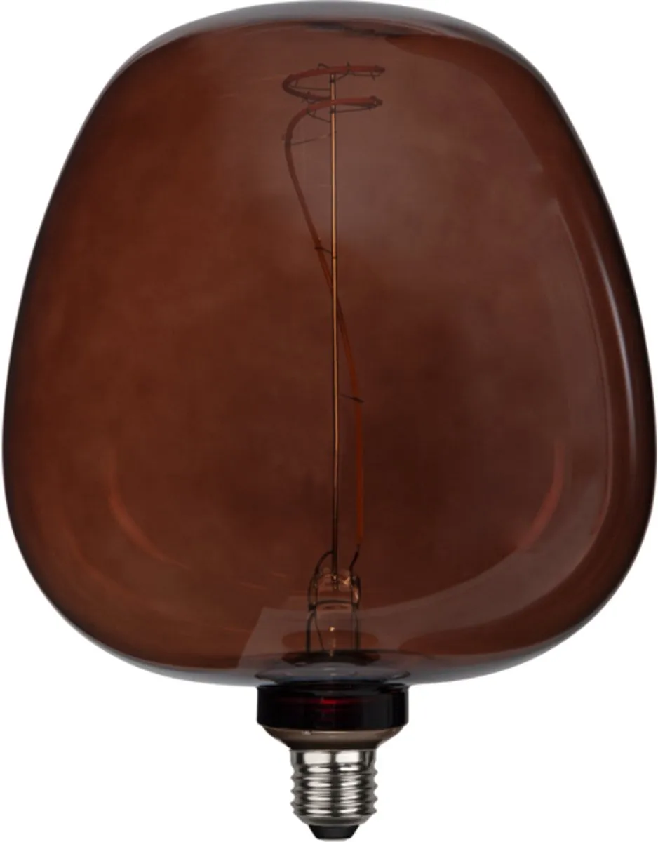Star Trading E27 Design Bulb XXL - 2W 1800K - Bruin Glas - afbeelding 3 van 6