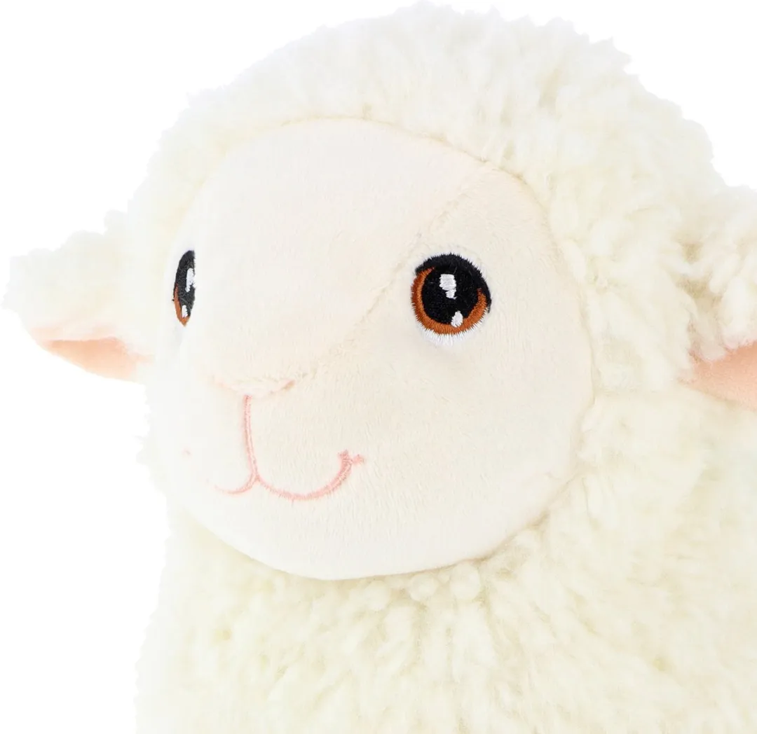 Keel Toys Pluche Schaap Knuffel - 2x - 18cm - Wit