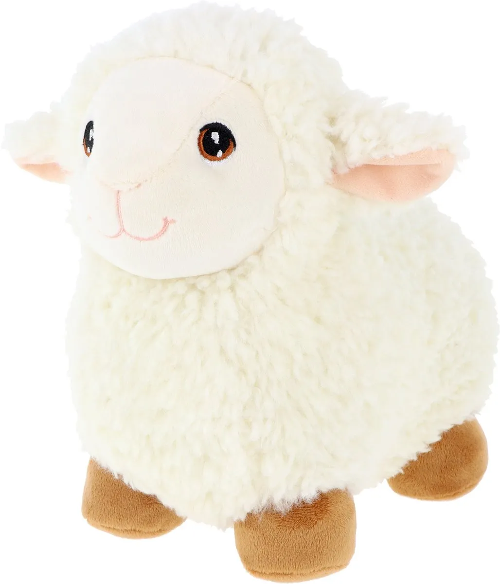 Keel Toys Pluche Schaap Knuffel - 2x - 18cm - Wit