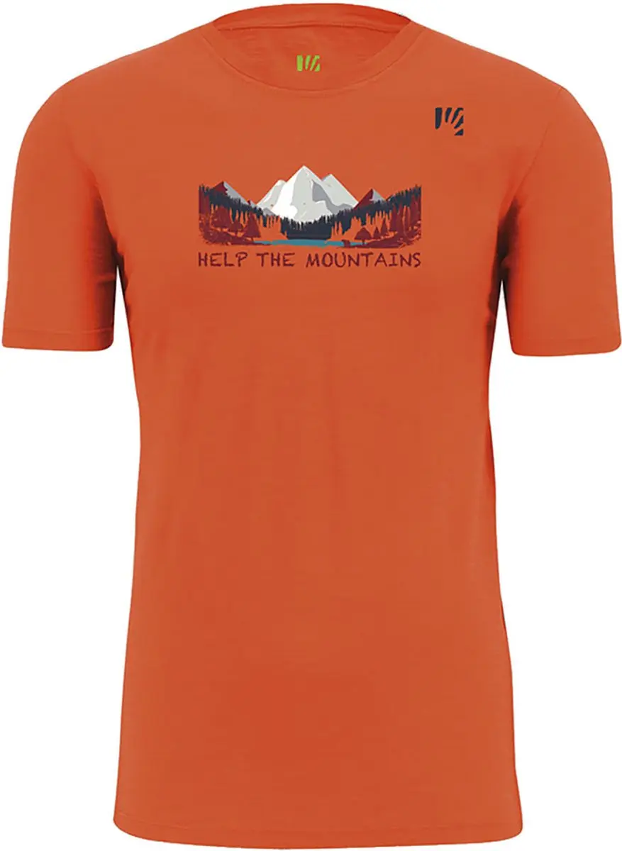 Karpos Ambretta T-shirt Met Korte Mouwen Oranje XL Man
