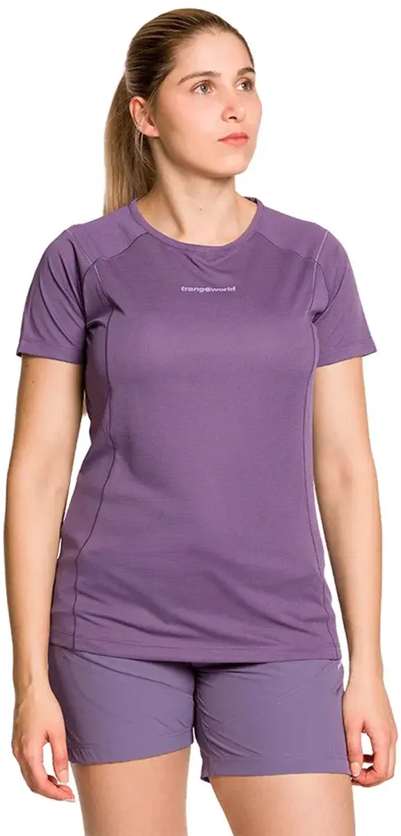 Trangoworld Demba T-shirt Met Korte Mouwen Paars M Vrouw