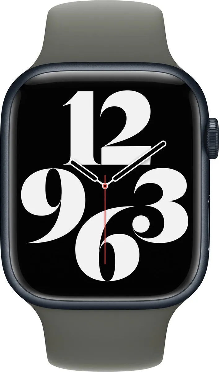 Apple Watch Sportband 45mm - Olijfgroen