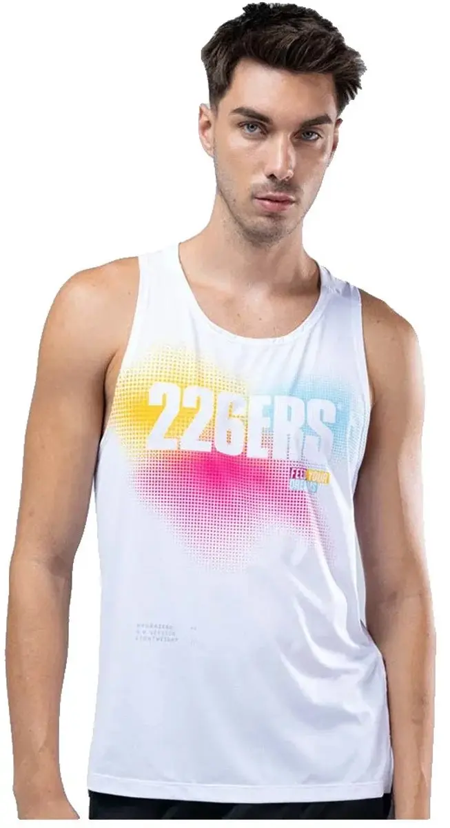 226ers Energy Hydrazero Mouwloos T-shirt Wit XS