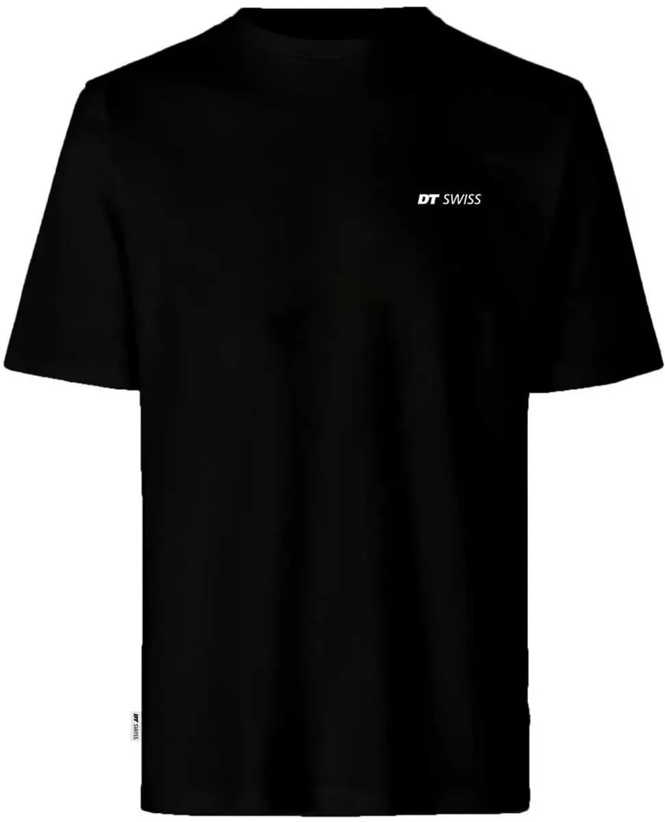 Dt Swiss Logo T-shirt Met Korte Mouwen Zwart S