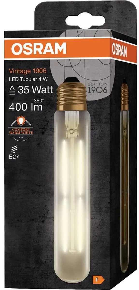 Osram LED Filament E27 4W Warm Wit - 35W Equivalent - afbeelding 6 van 6
