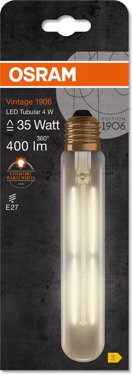 Osram LED Filament E27 4W Warm Wit