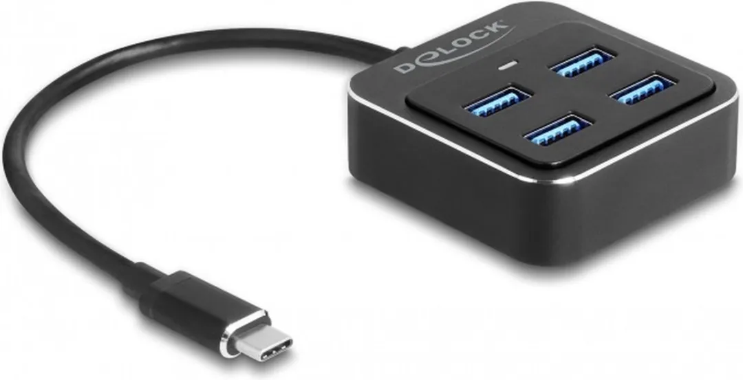 Delock USB 3.2 Gen 2 Type-C Hub 4x USB-A 10Gbps