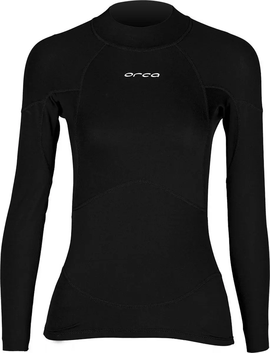 Orca Base Layer Neopreen Shirt Met Lange Mouwen Dames Zwart XS