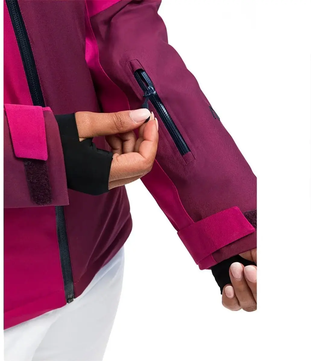Maier Sports Nuria Dames Ski Jas - Magenta - afbeelding 4 van 4