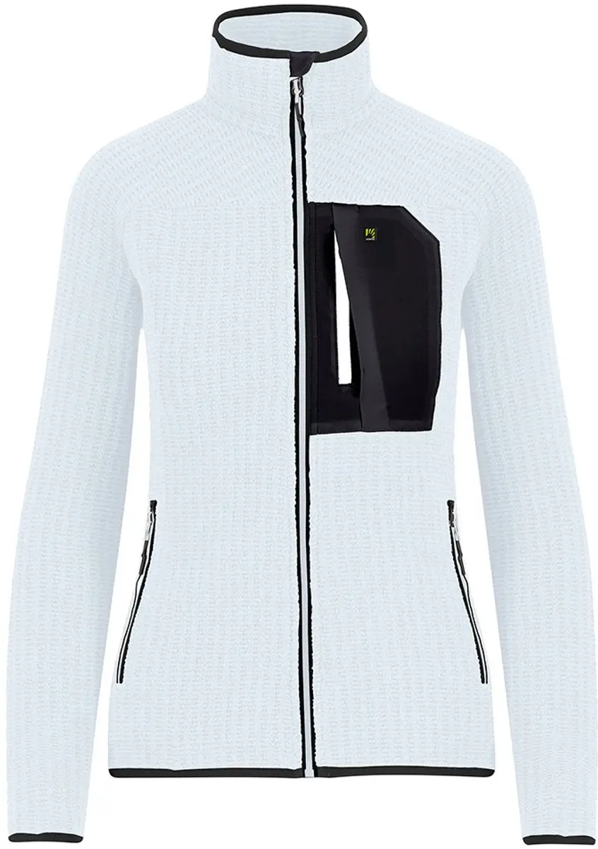 Karpos Rocchetta Evo Fleece Met Volledige Rits Wit S Vrouw