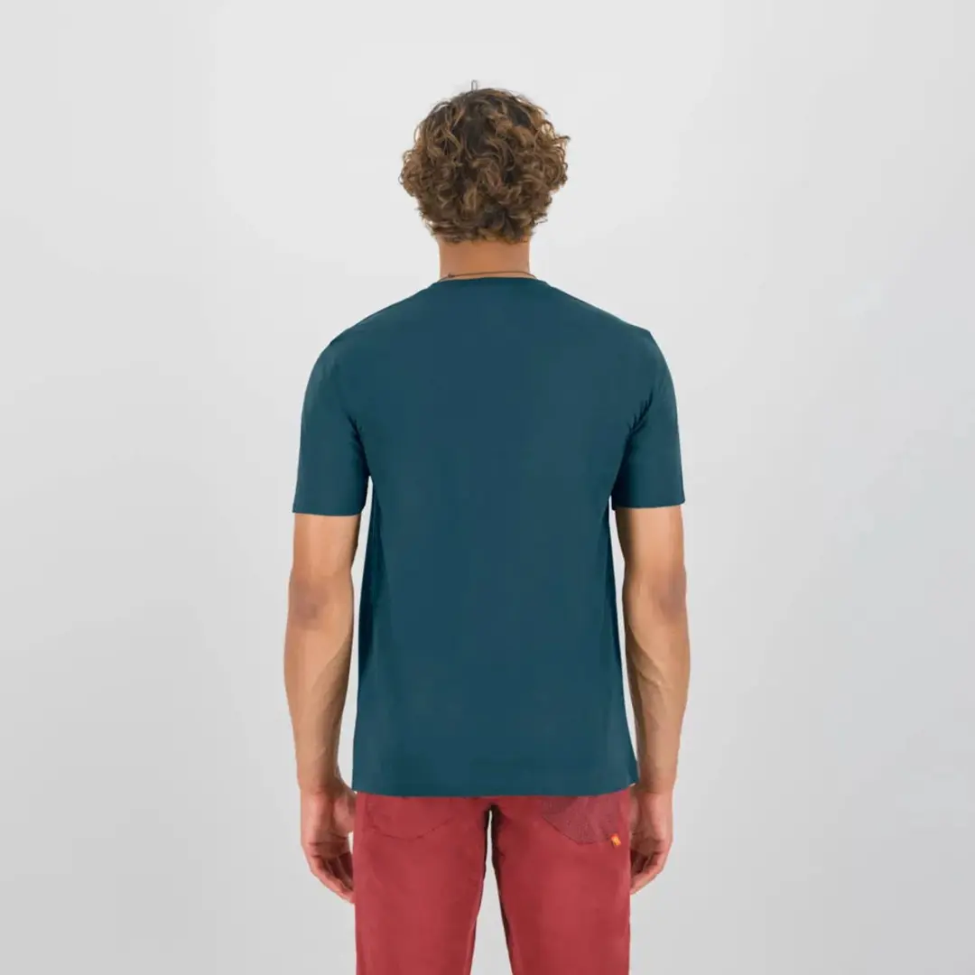Karpos Loma Cotton T-shirt Met Korte Mouwen Blauw L Man