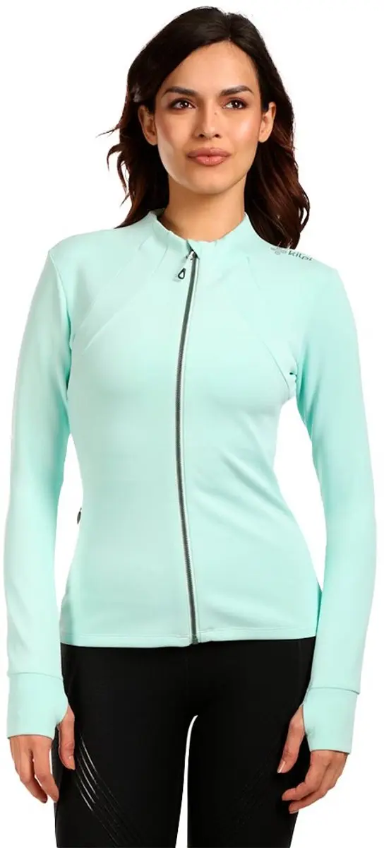 Kilpi Lajen Fleece Met Volledige Rits Groen 40 Vrouw