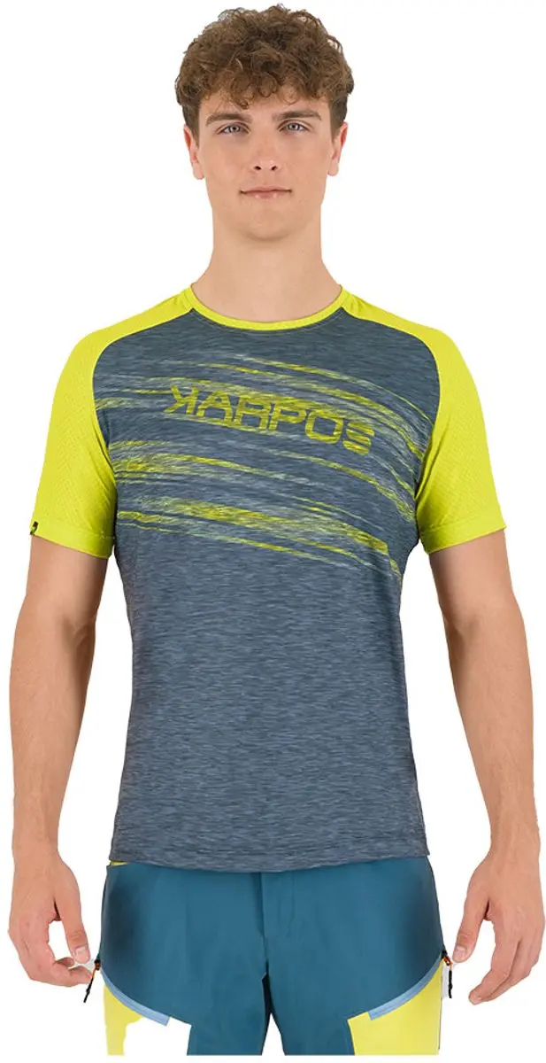 Karpos Croda Rossa Evo T-shirt Met Korte Mouwen Blauw 2XL Man