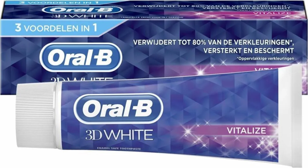 Oral-B 3D White Vitalize Tandpasta - 12x75ml