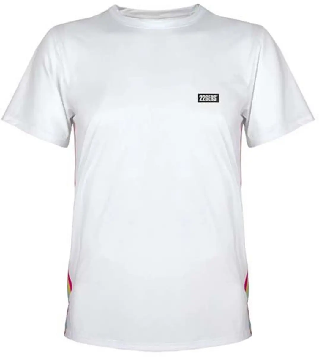 226ers Side Slim Flag T-shirt Met Korte Mouwen Wit S