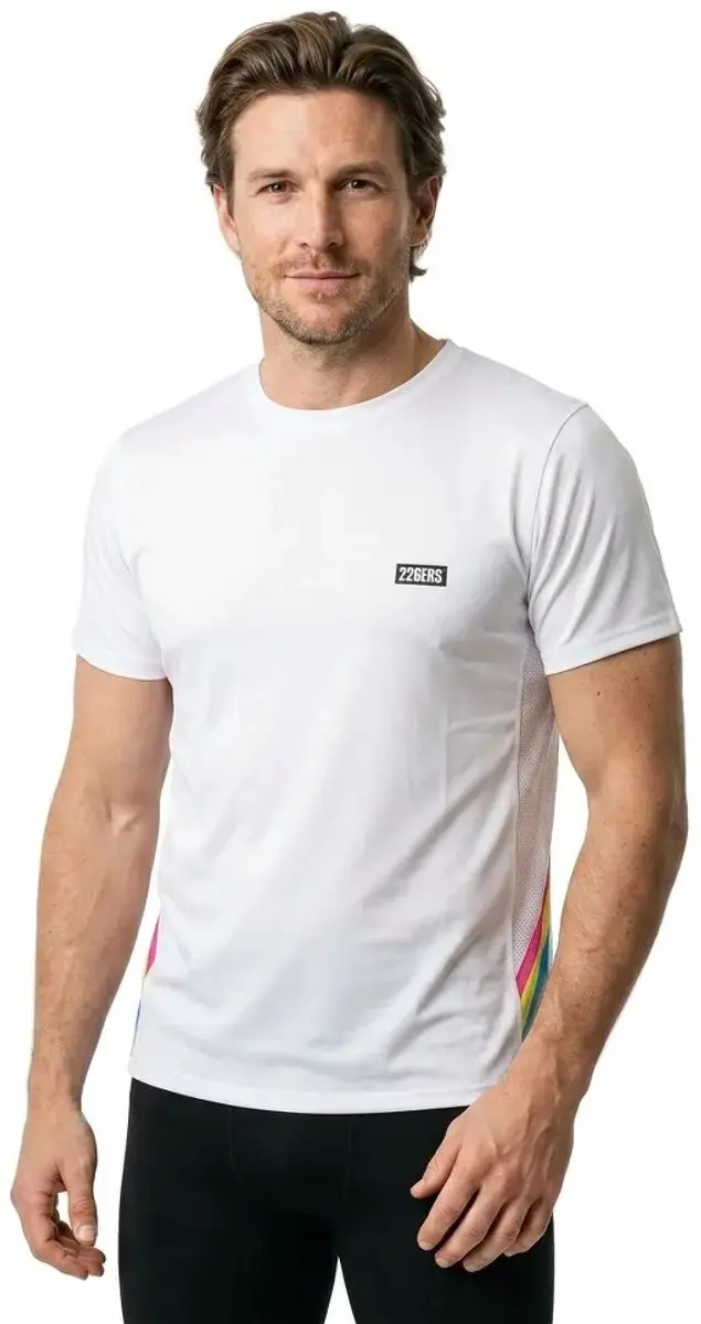 226ERS Side Slim Flag T-shirt - Wit - S - afbeelding 6 van 6