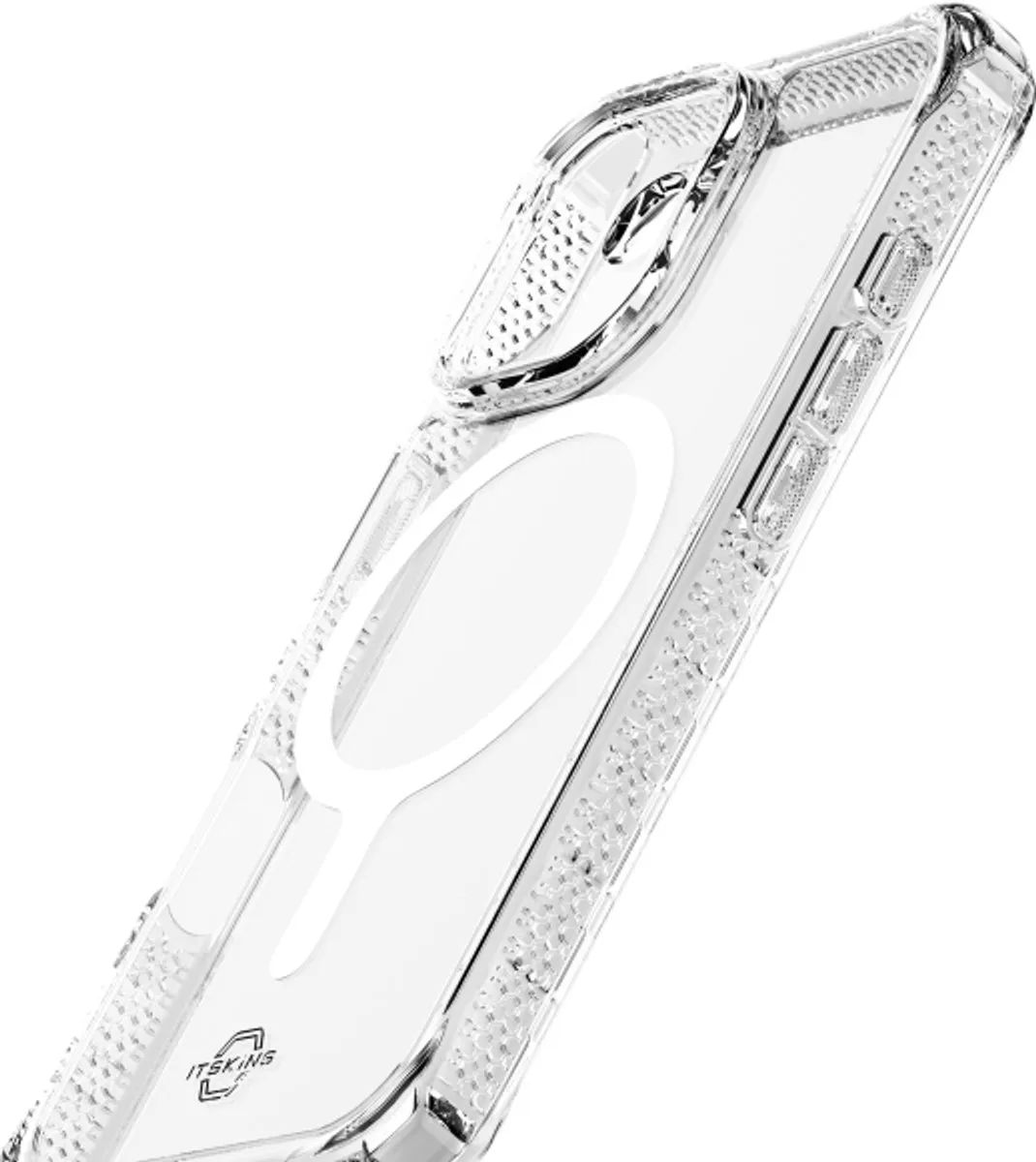Itskins Level 2 HybridMagClear iPhone 17 MagSafe Hoesje - Transparant