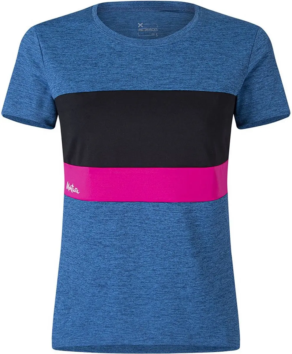 Montura Felicity Color T-shirt Met Korte Mouwen Blauw L Vrouw