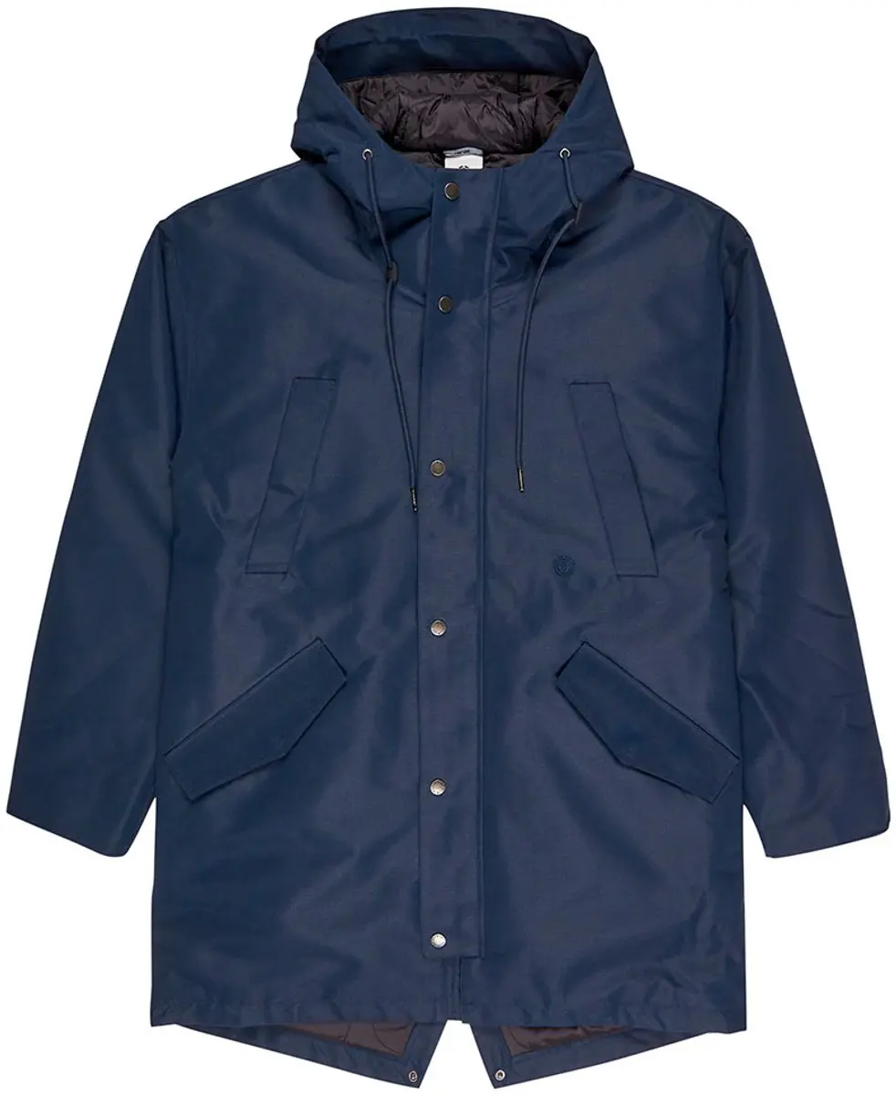 Element Fishtail Parka Blauw L Man